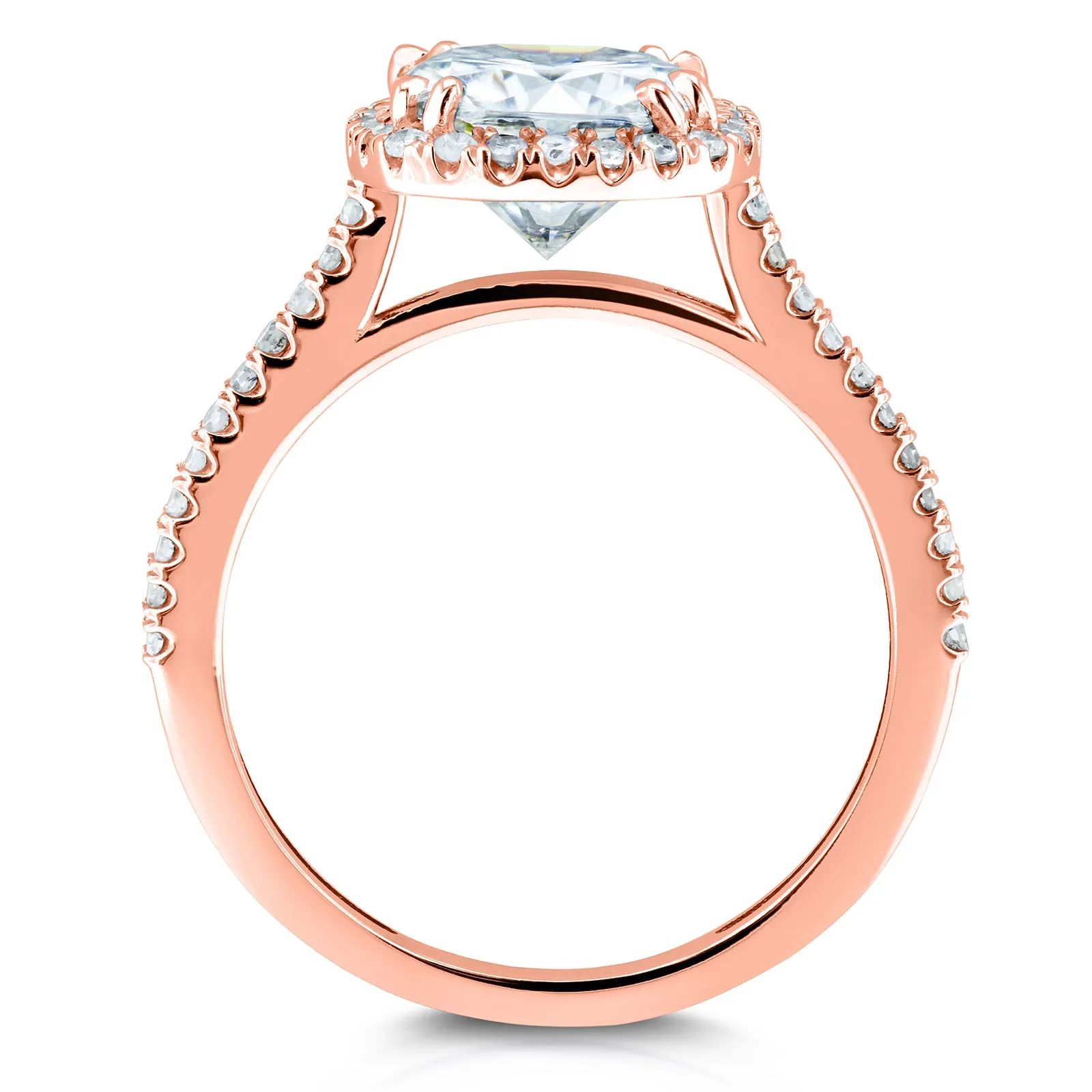 Cushion Halo Engagement Ring (2-1/4 CTW)