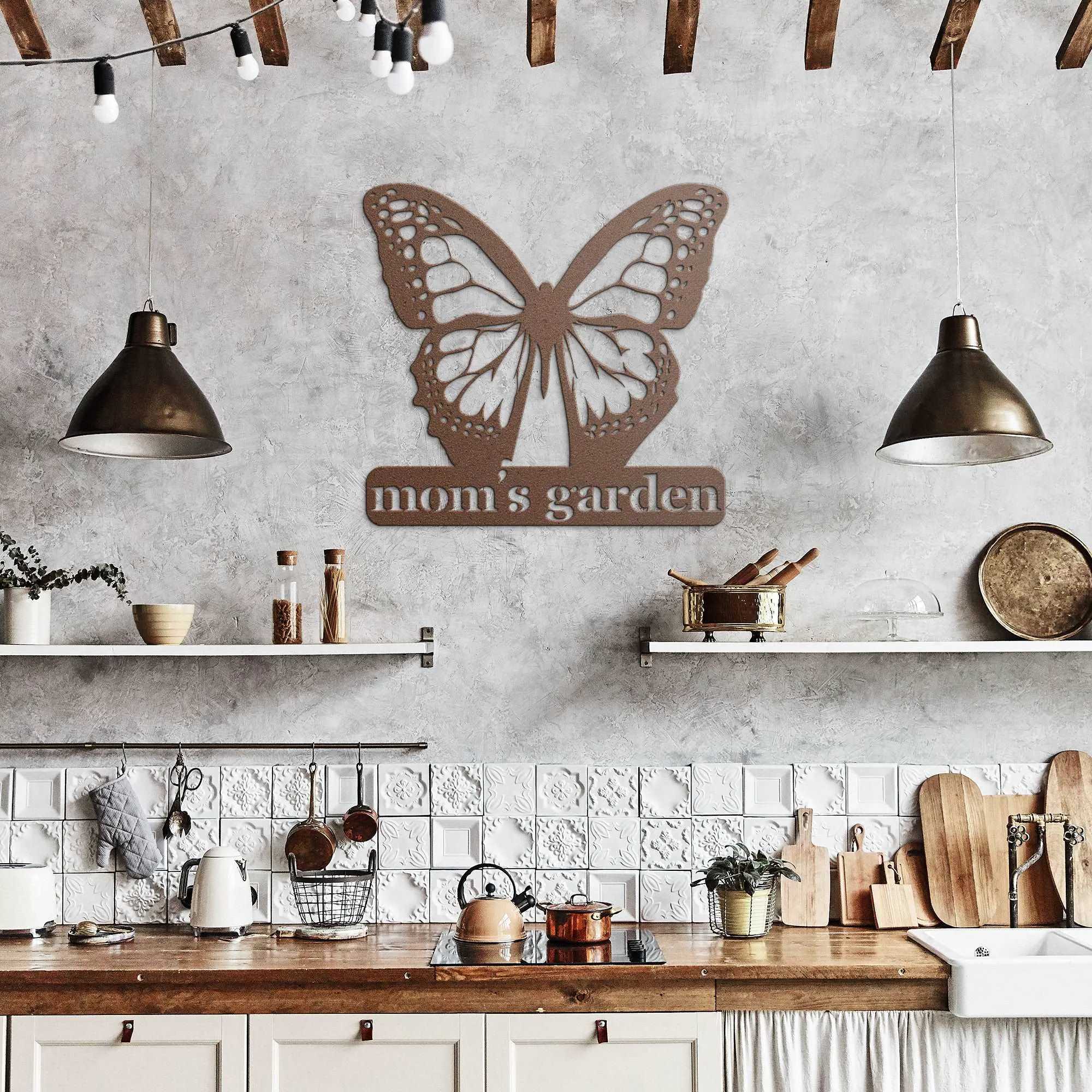 Custom Butterfly Monogram