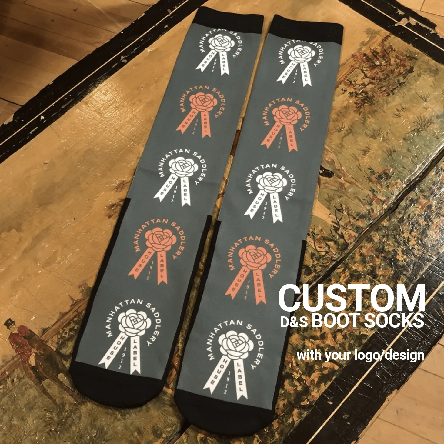 Custom D&S Riding Boot Socks (we design)