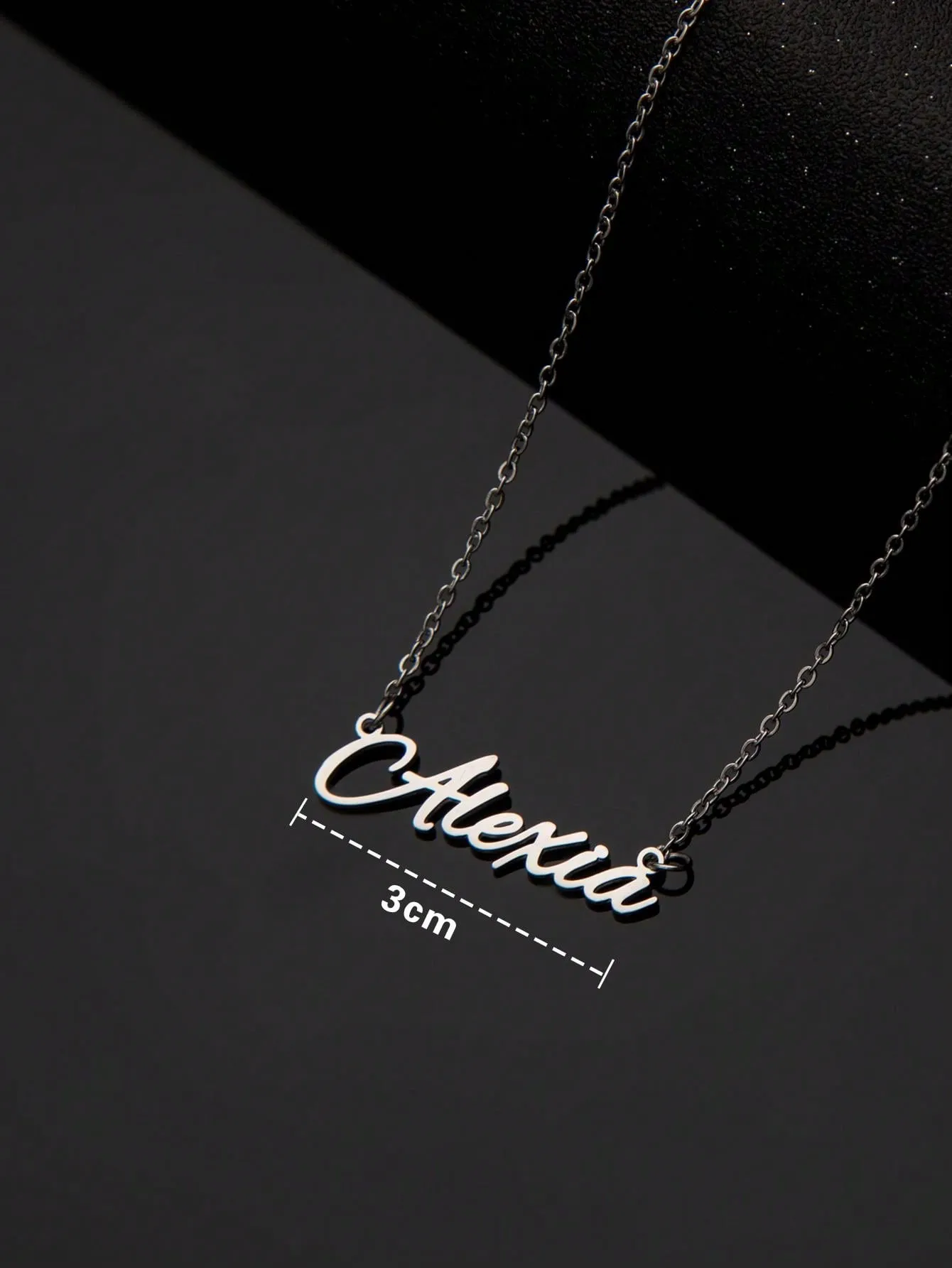 Custom Engraved Stainless Steel Name Necklace - Ideal Gift for Special Occasions