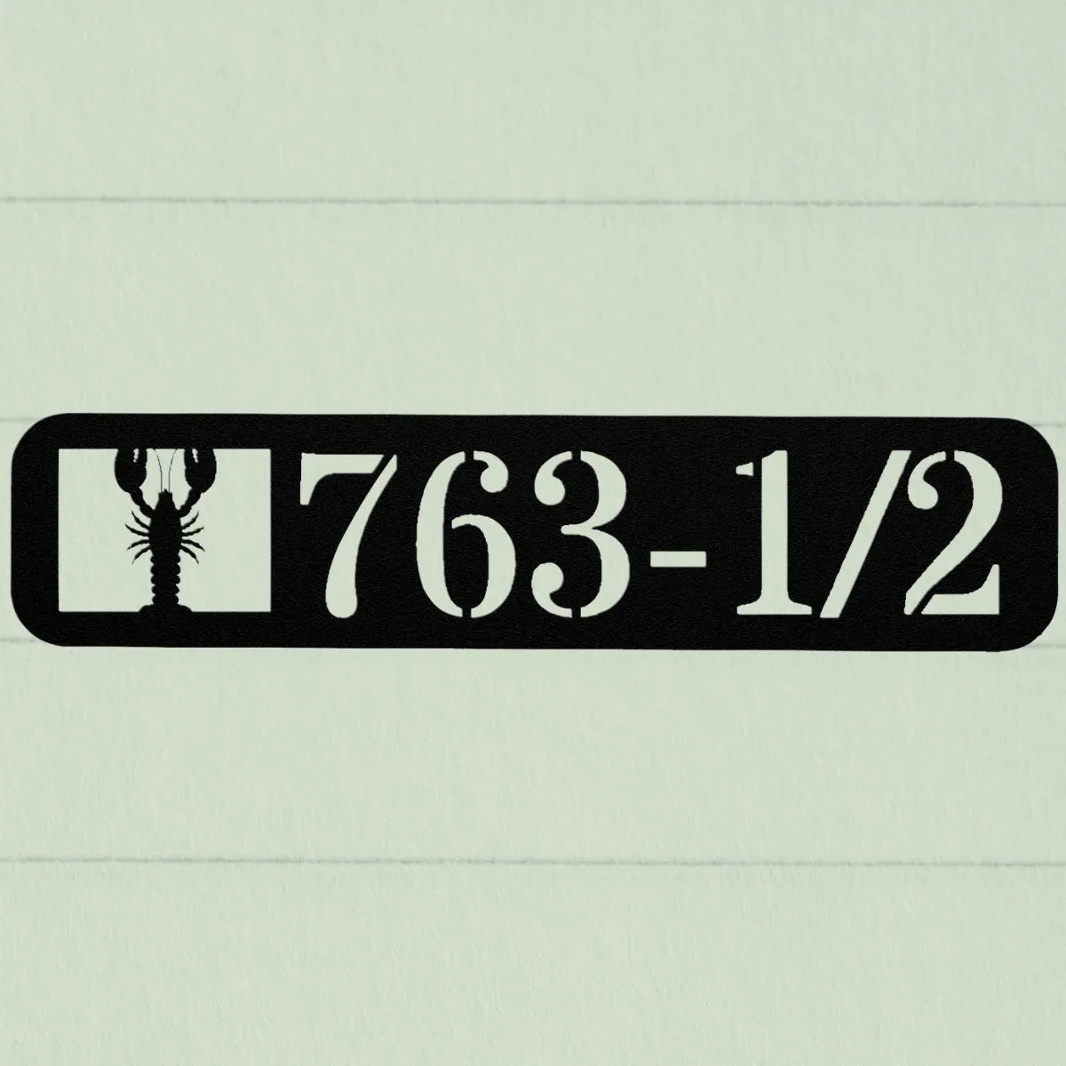 Custom Lobster Address House Sign