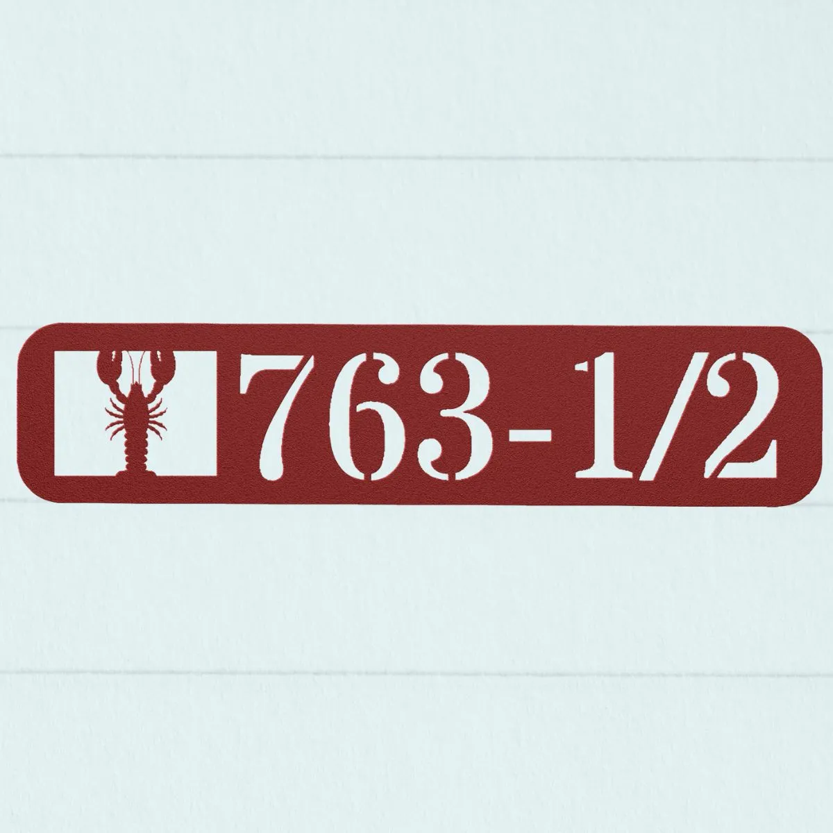 Custom Lobster Address House Sign