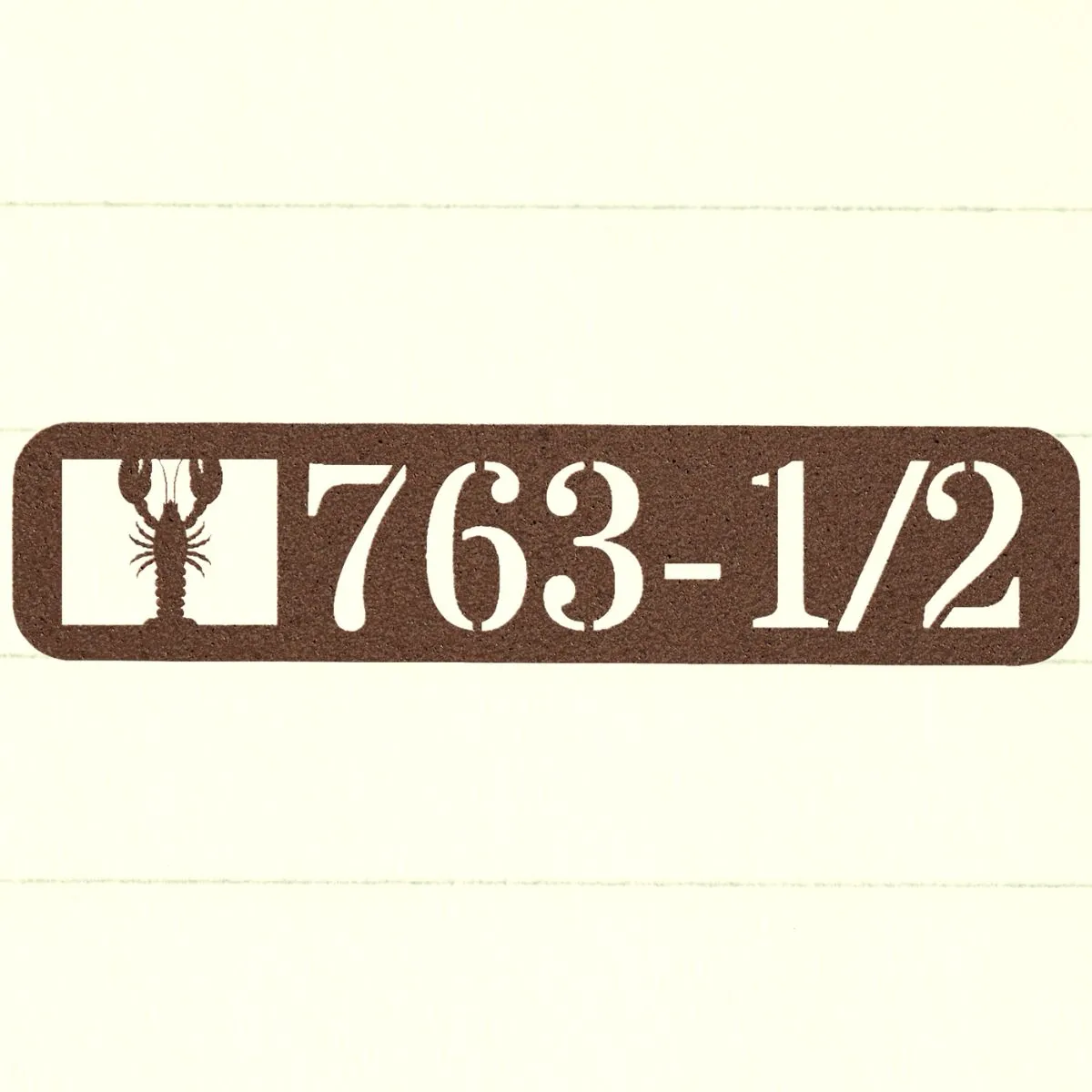 Custom Lobster Address House Sign
