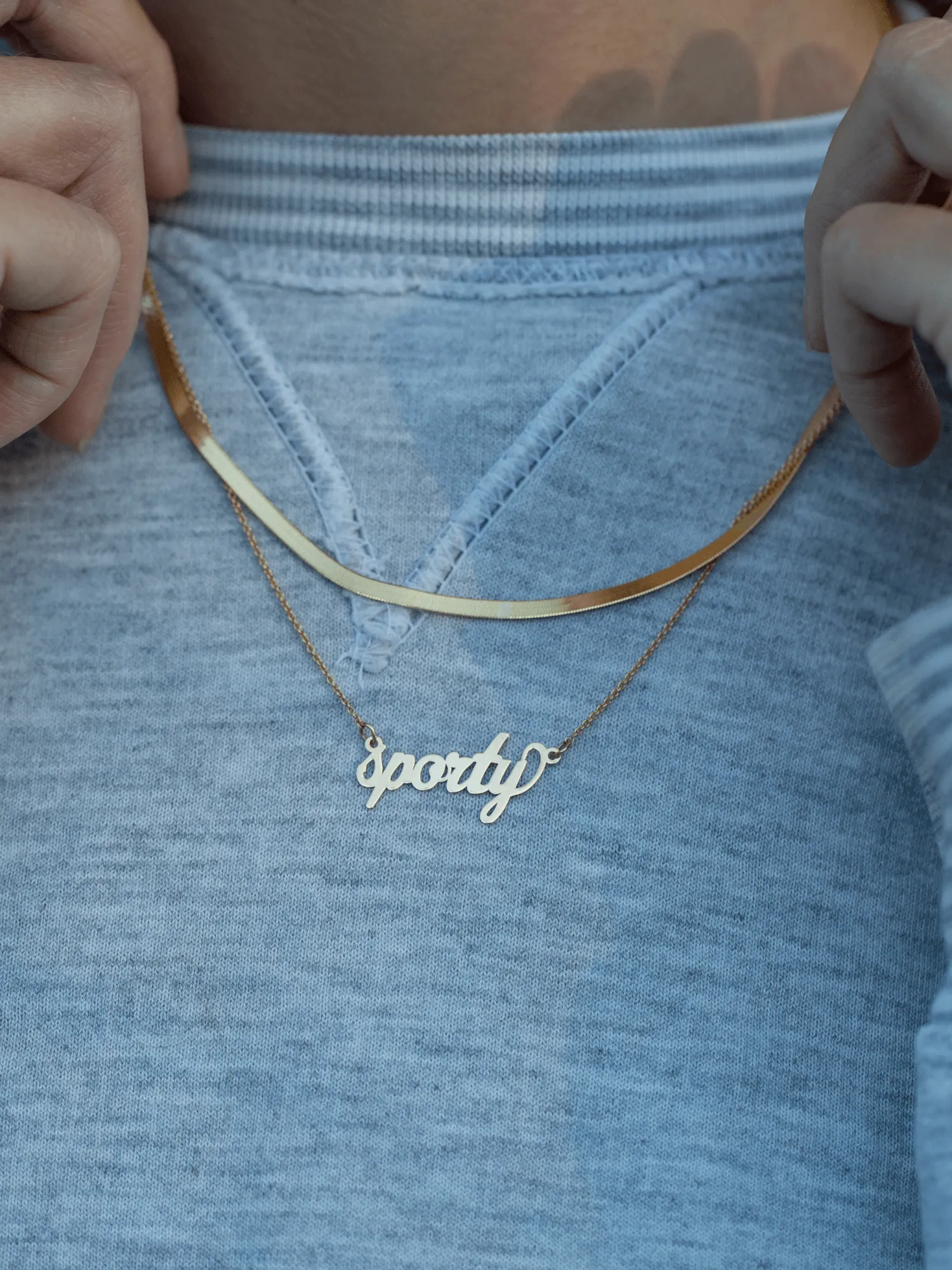 Custom Nameplate Necklace