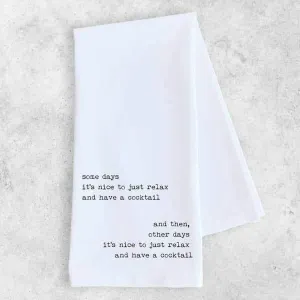 Devenie Designs - Some Days - Tea Towel