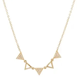 Diamond Flag Necklace