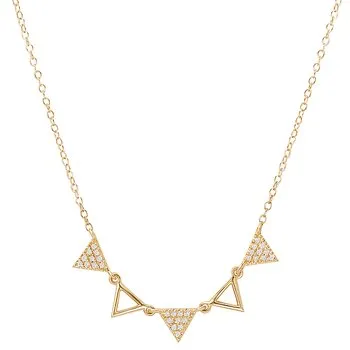 Diamond Flag Necklace