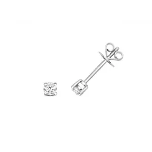 Diamond Jewellery 9ct White Gold Diamond Studs ED194W