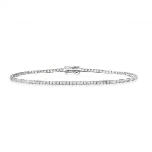 Diamond Jewellery Luxurious 18ct White Gold Bracelet with 0.50ct Diamonds BDQ180W