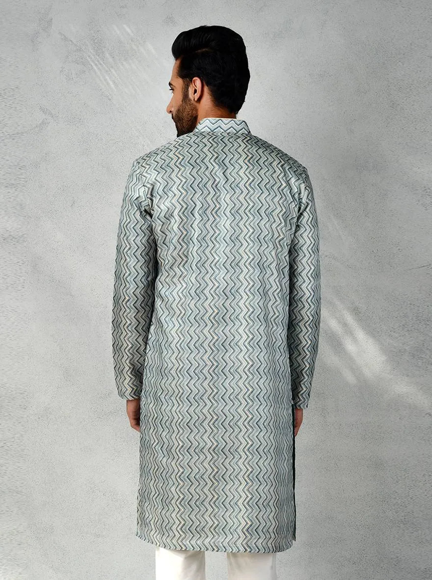 Dusty Teal Kurta Set | TULA
