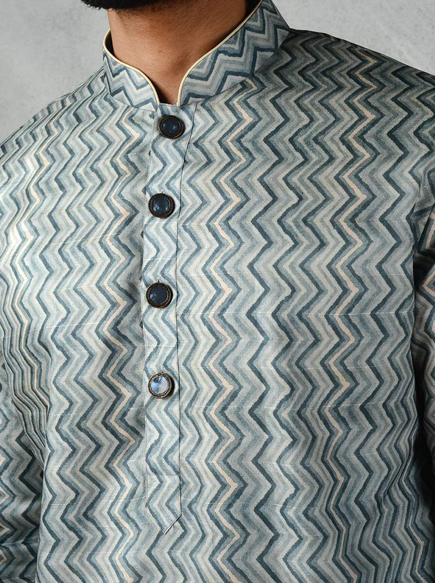 Dusty Teal Kurta Set | TULA