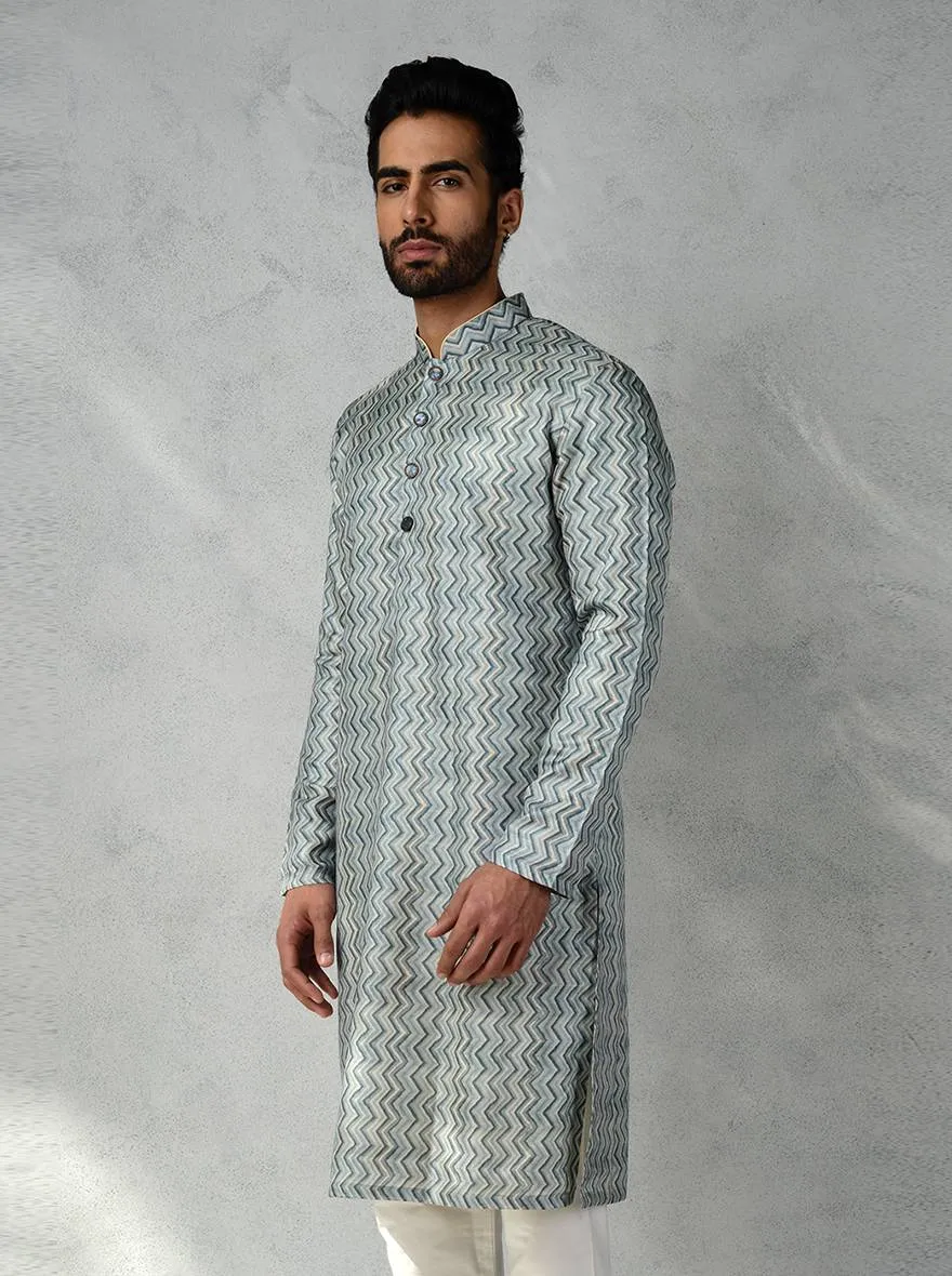 Dusty Teal Kurta Set | TULA