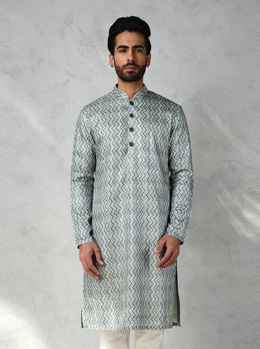 Dusty Teal Kurta Set | TULA