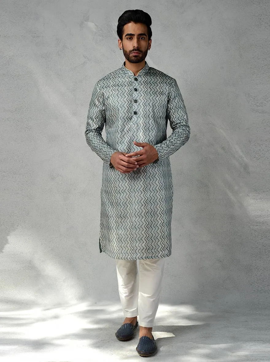 Dusty Teal Kurta Set | TULA