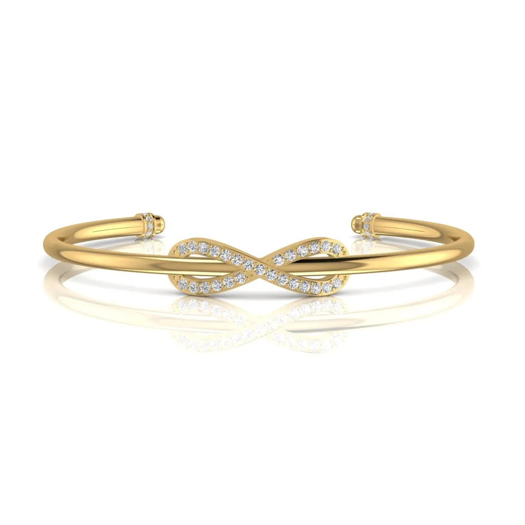 Emblematic Sliver Infinity Bracelet