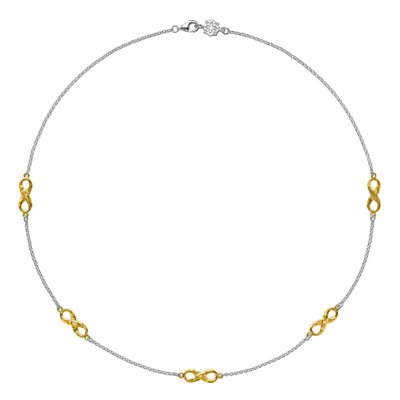 Entwined Infinity Necklace