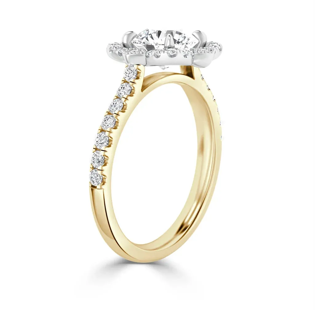 Fleur - 18ct Yellow Gold - Round