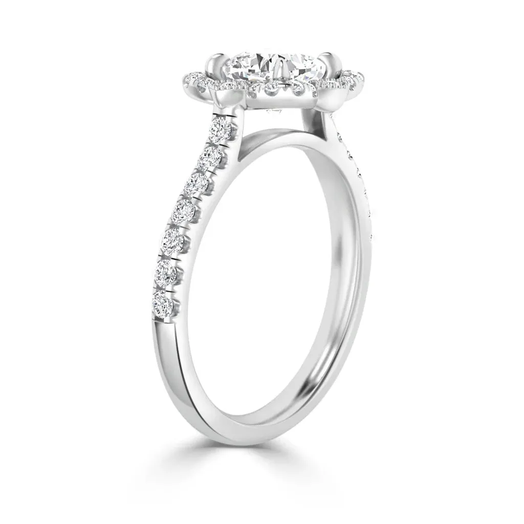 Fleur - Platinum - Cushion