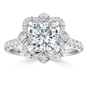 Fleur - Platinum - Cushion