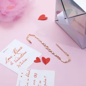 Forever Together 925 Silver Bracelet - Valentines Edition with Gift Box