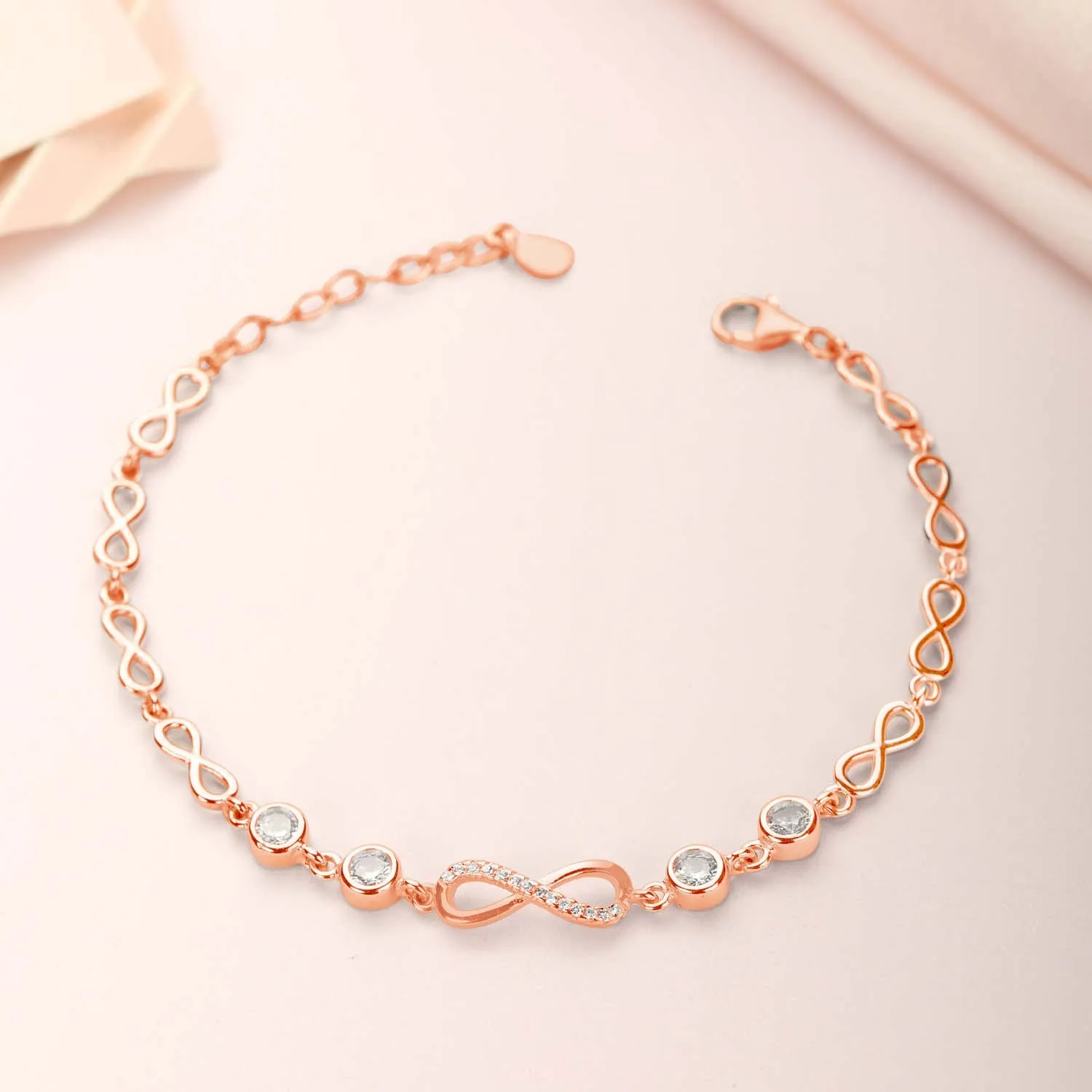 Forever Together 925 Silver Bracelet - Valentines Edition with Gift Box