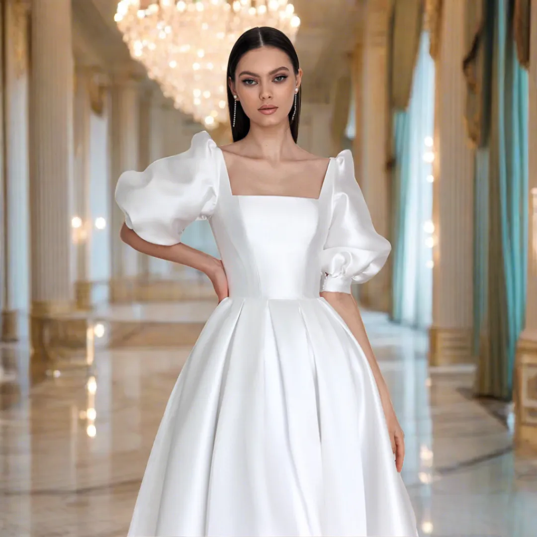 GownLink Train Gown for Christian and Catholic Weddings GLHMST19