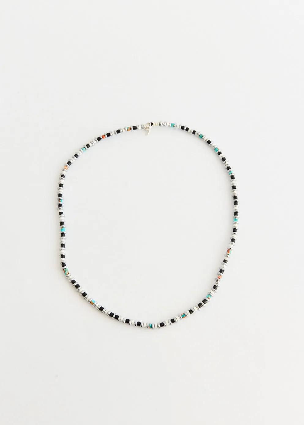 Hematite Roundel Beads Necklace