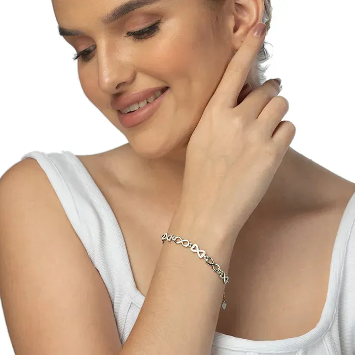 Infinite Love Heart Bracelet