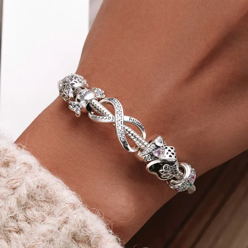 Infinity Love Charm Beads Series