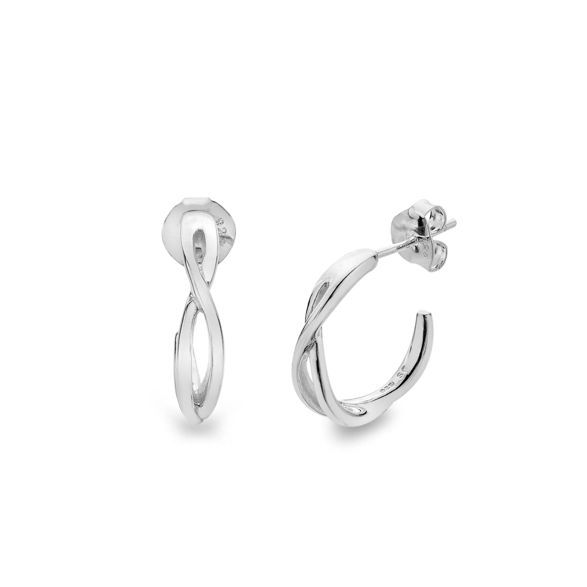 Infinity Twist Hoops