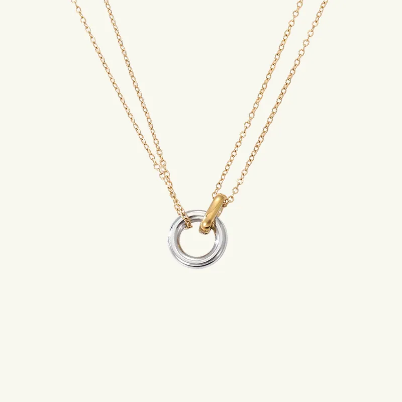 Interlocking Infinity Necklace