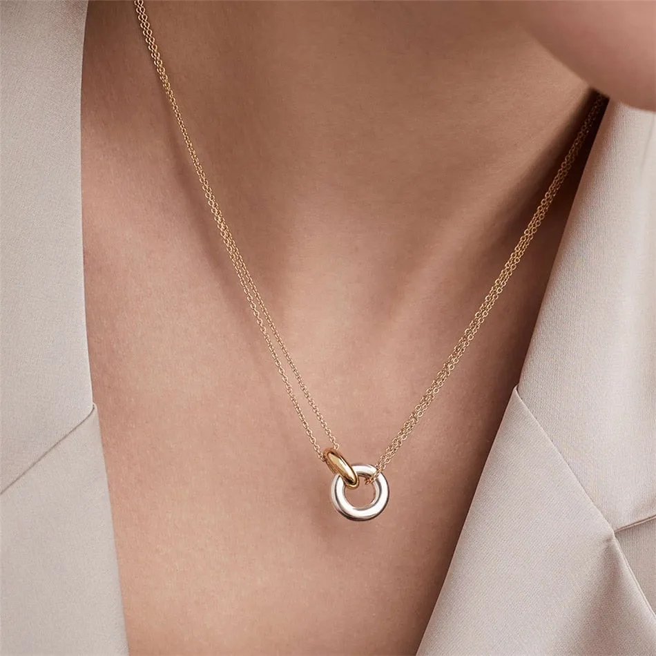 Interlocking Infinity Necklace