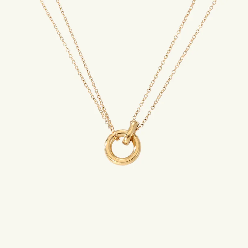 Interlocking Infinity Necklace