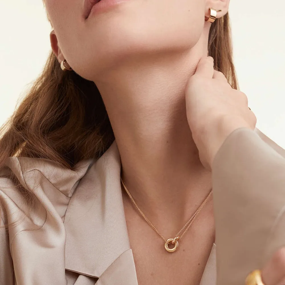 Interlocking Infinity Necklace