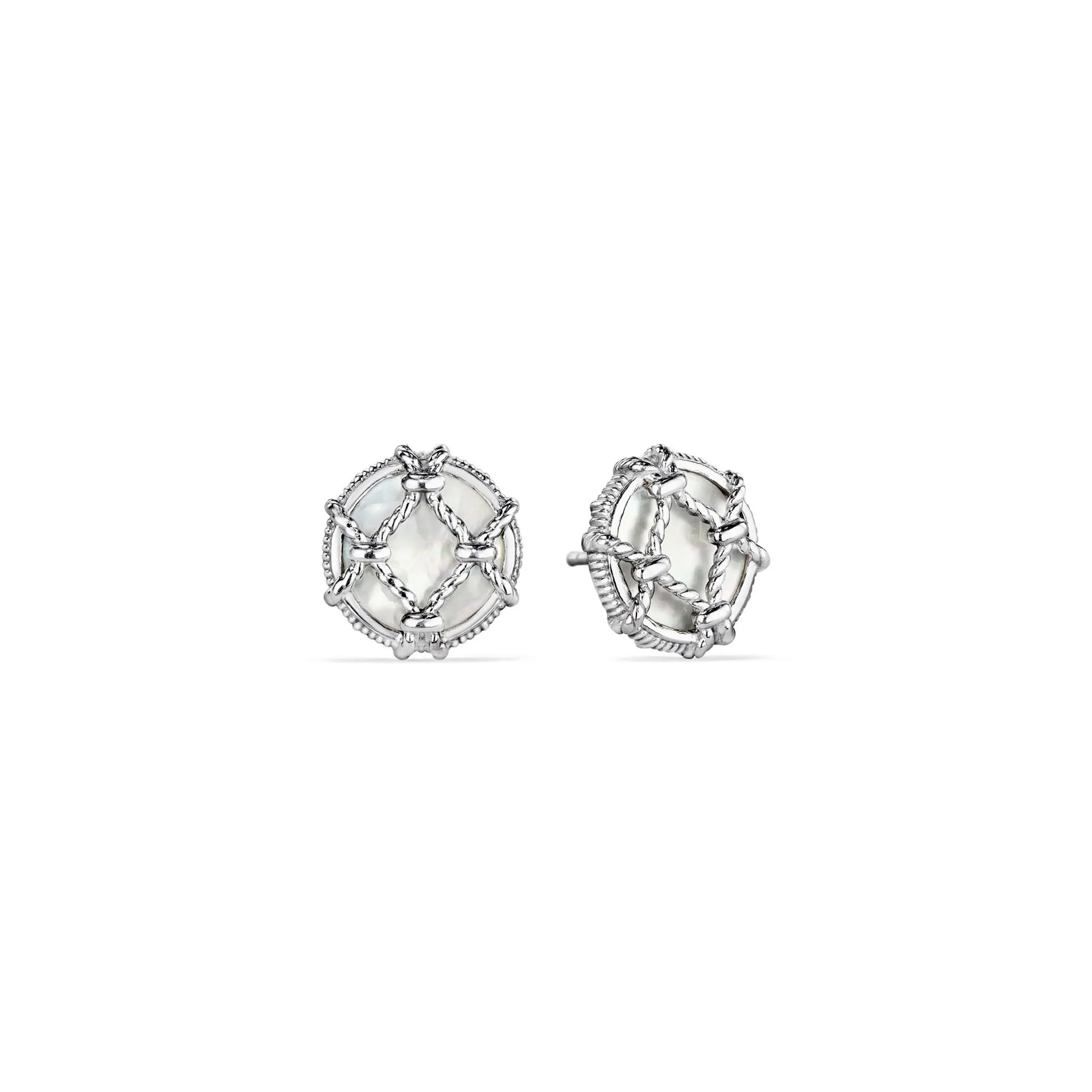 Isola Stud Earrings with Mother of Pearl