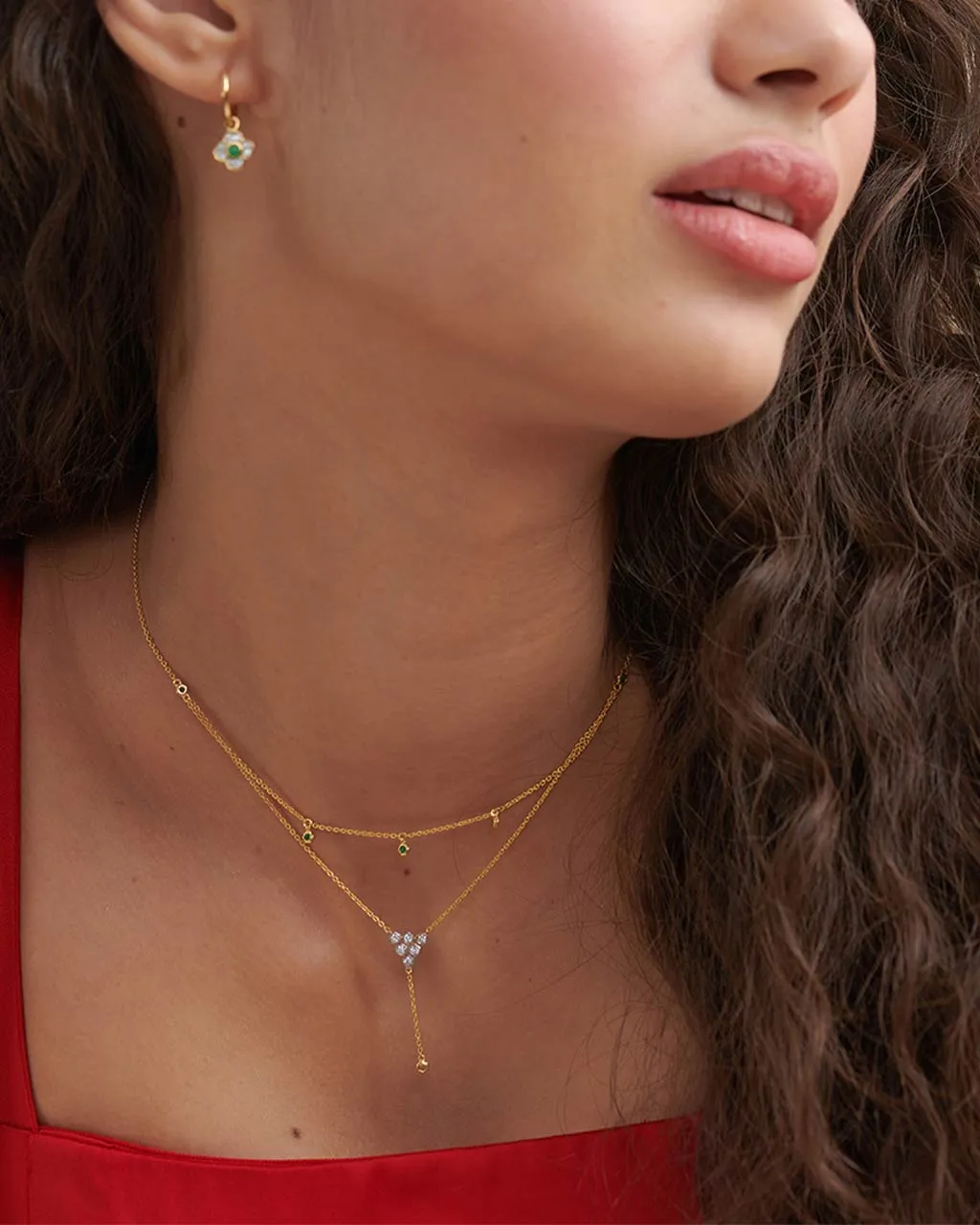 Layered Diamond Necklace