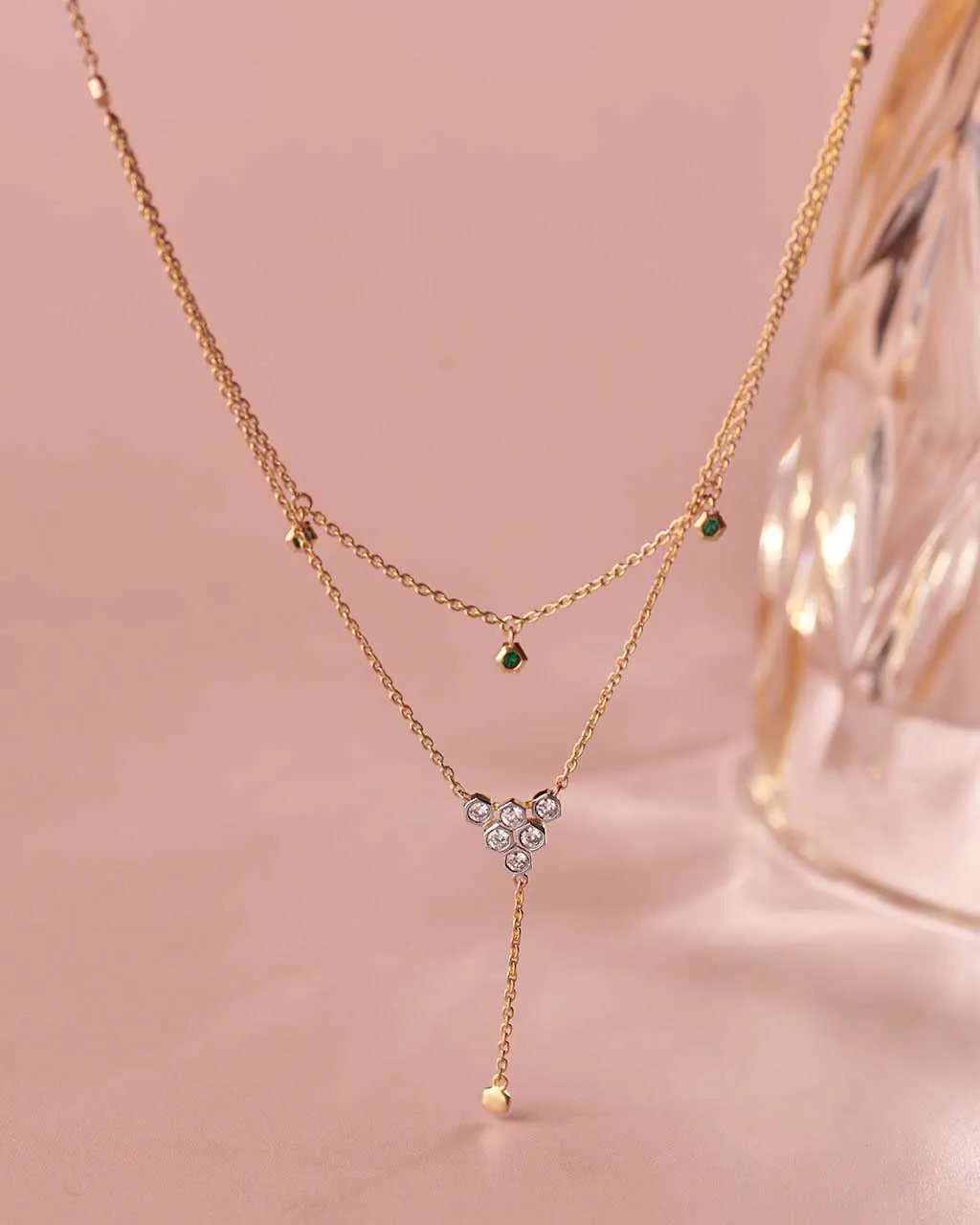 Layered Diamond Necklace