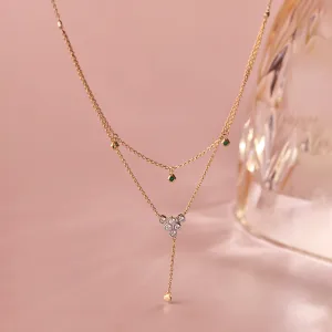 Layered Diamond Necklace