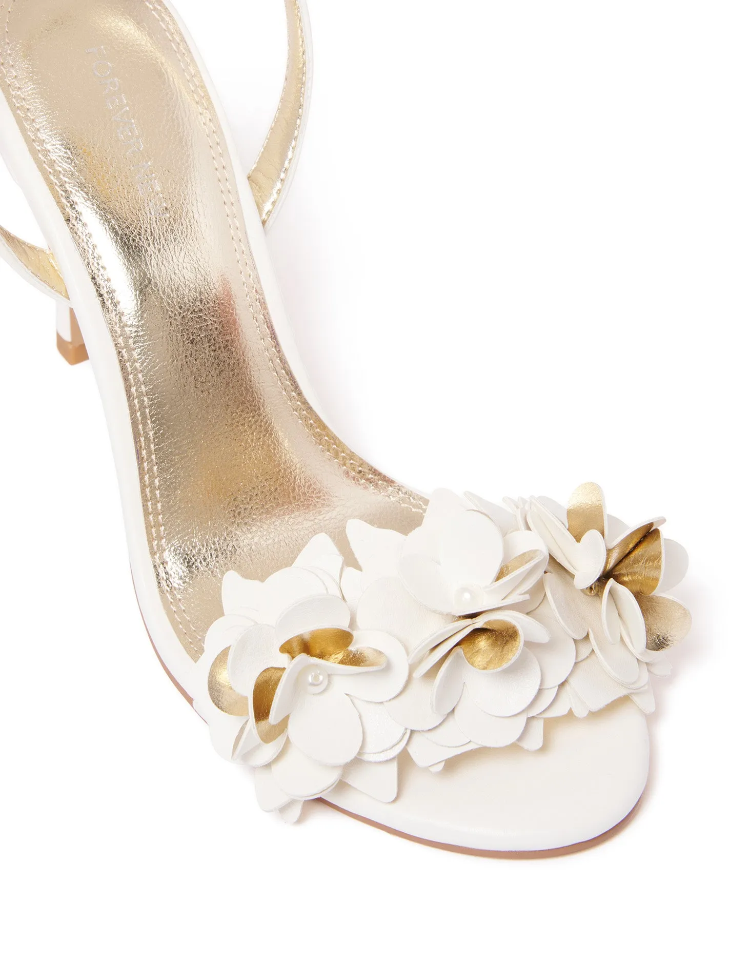Livia Flower Trim Heel