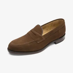 Loake Imperial Suede Mens Loafer - Brown Suede