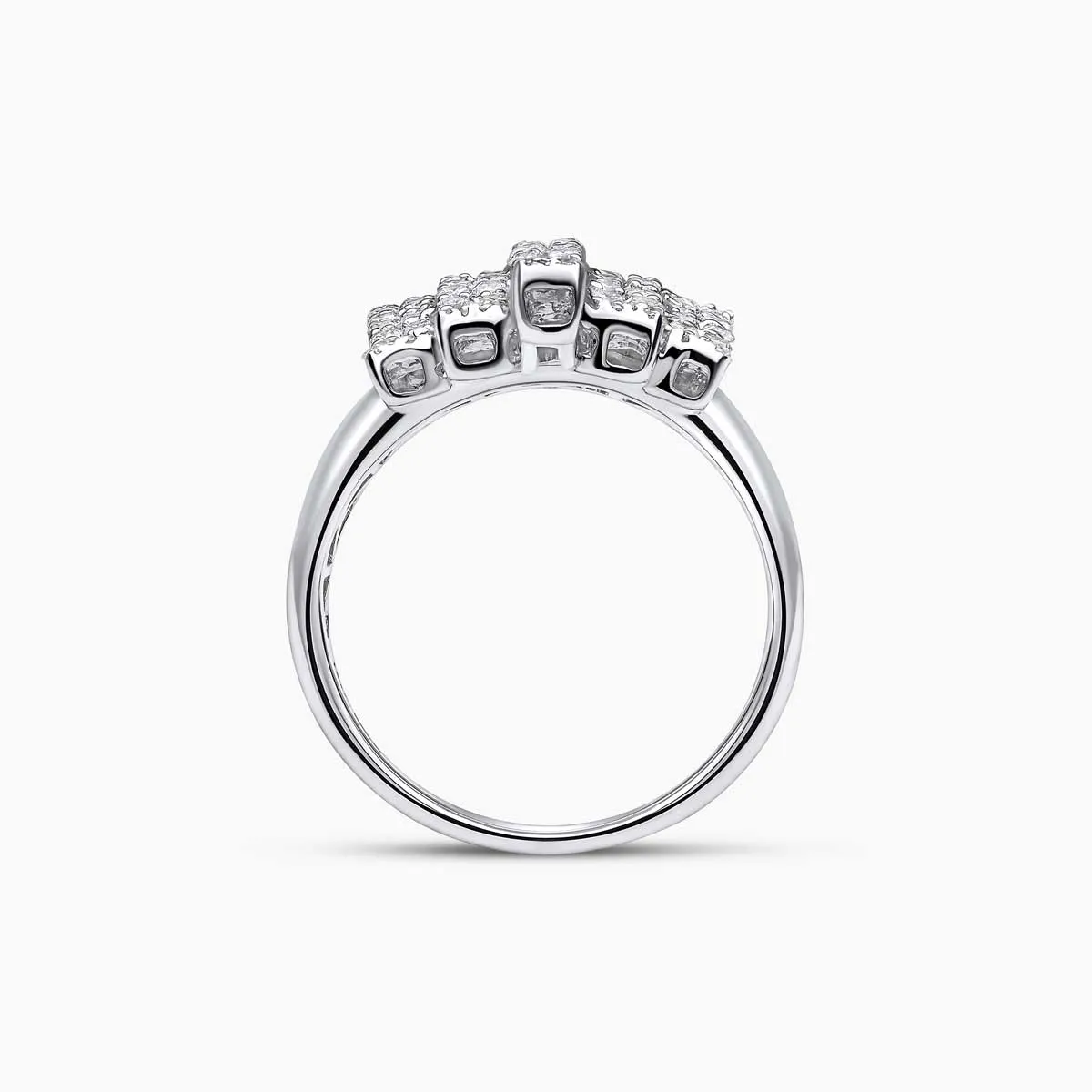 Lumina 18K White Gold and Diamond Ring