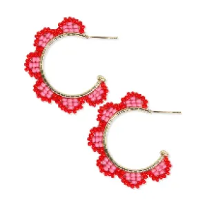 Luna Beaded Hoop Earring (2 colors)