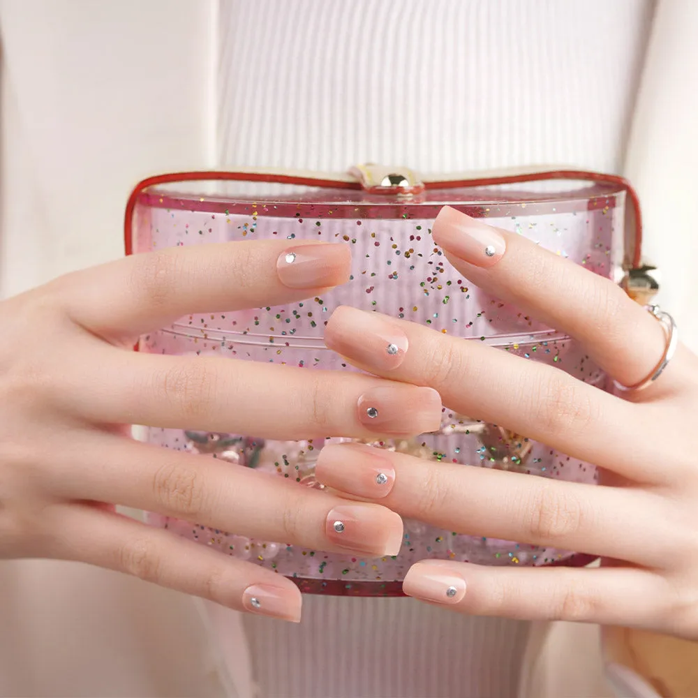 Minimalist Chic Semi Cured Gel Nail Strips | Lady Luck - 2442
