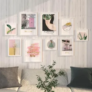 Minimalist Framed Wall Art - Set Of Nine