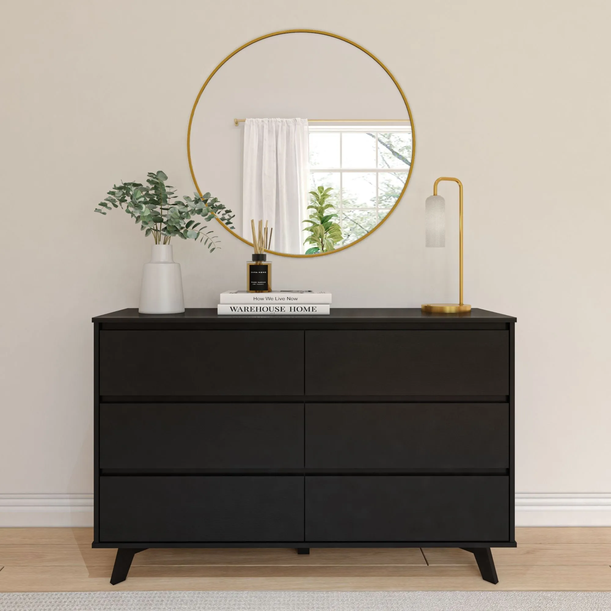 Modern 6-Drawer Dresser