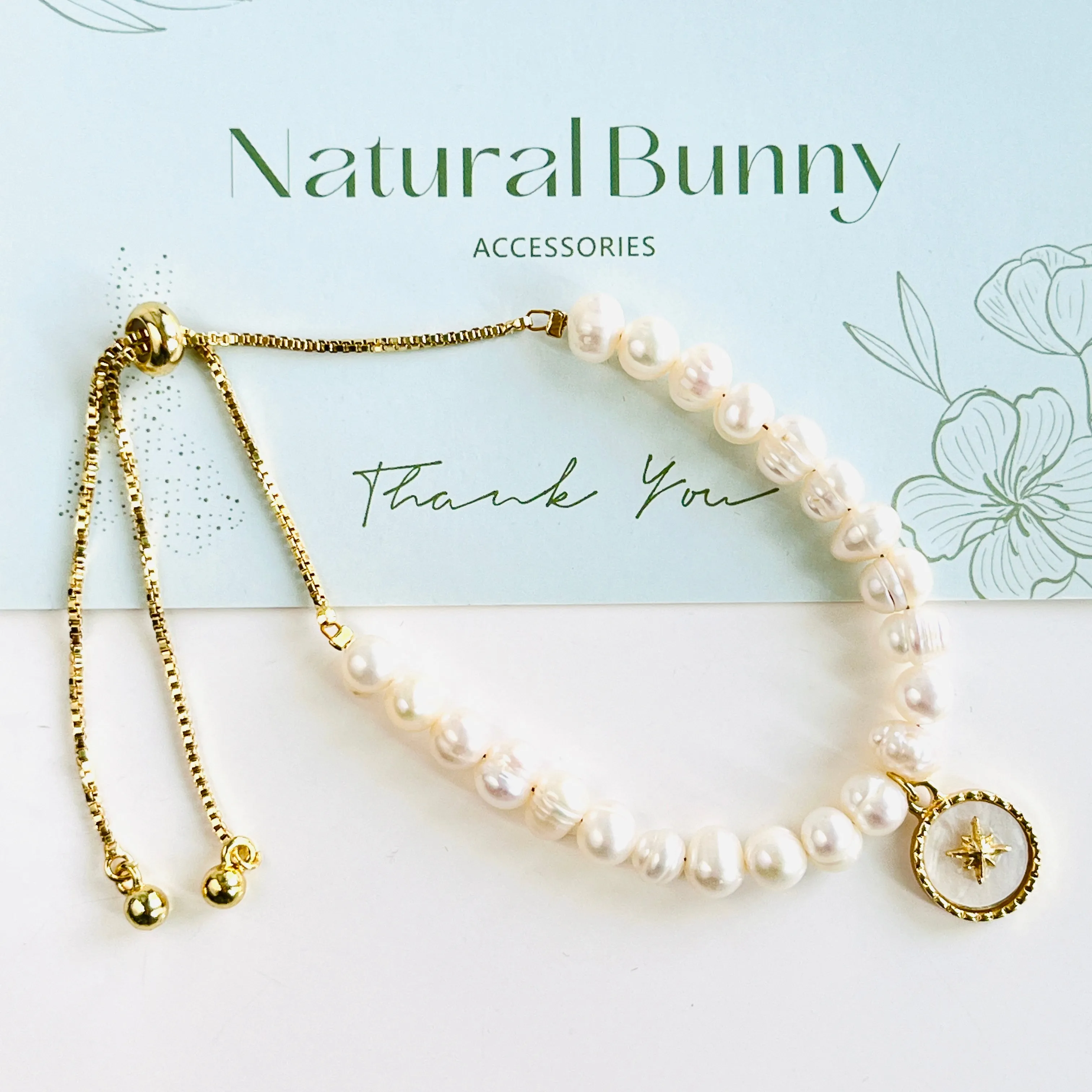 Octet Star Freshwater Pearl Bracelet