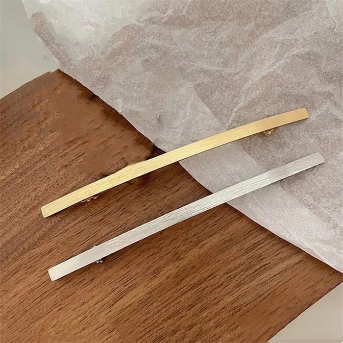One-Line Minimalist Metal Hair Clip