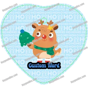Personalized Acrylic Ornament-Heart Shape