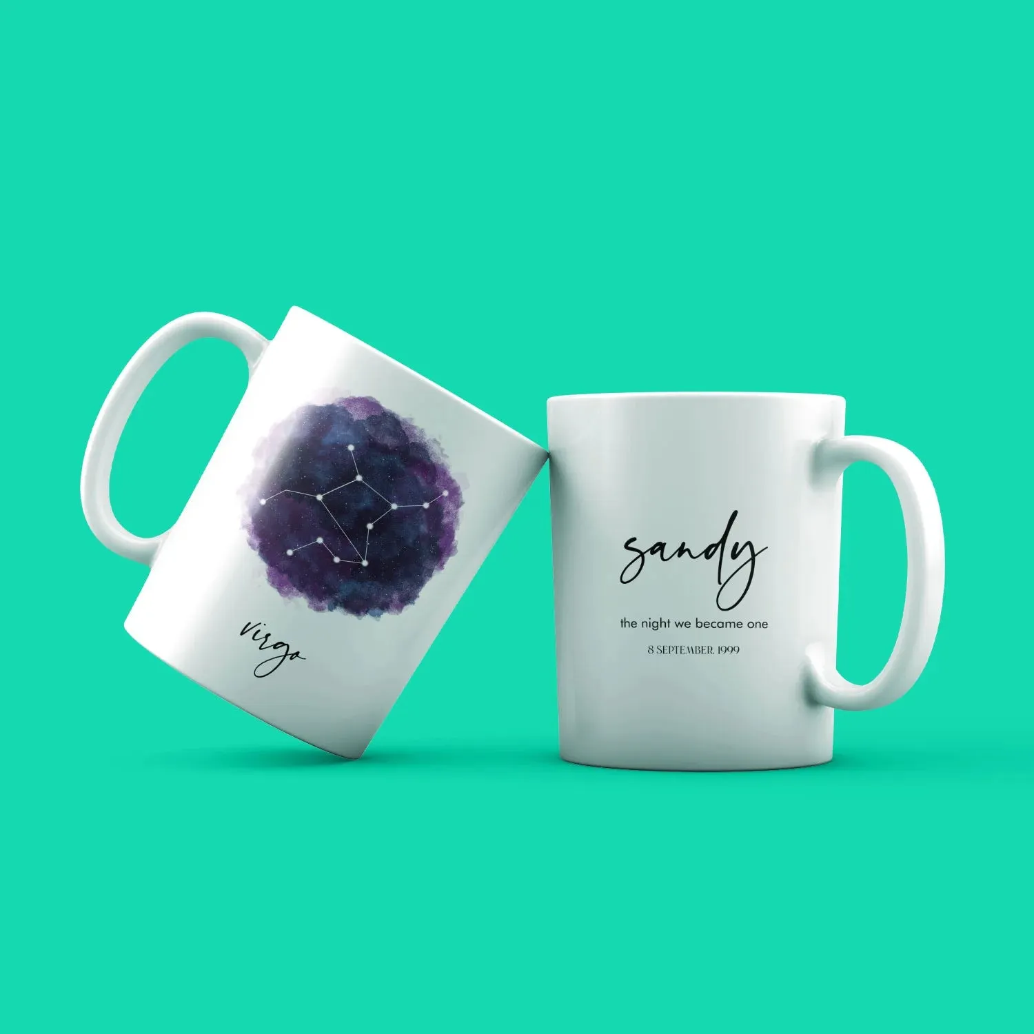 Personalized Mug with Star Map - I