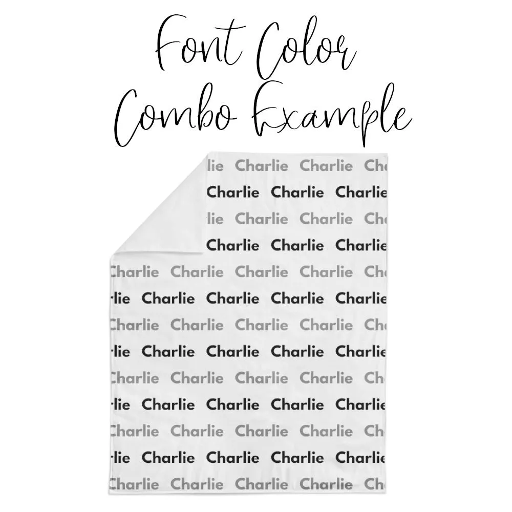 Personalized Name Minky Blanket -  FOX